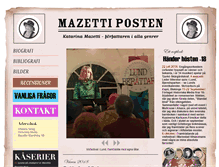 Tablet Screenshot of katarinamazetti.com